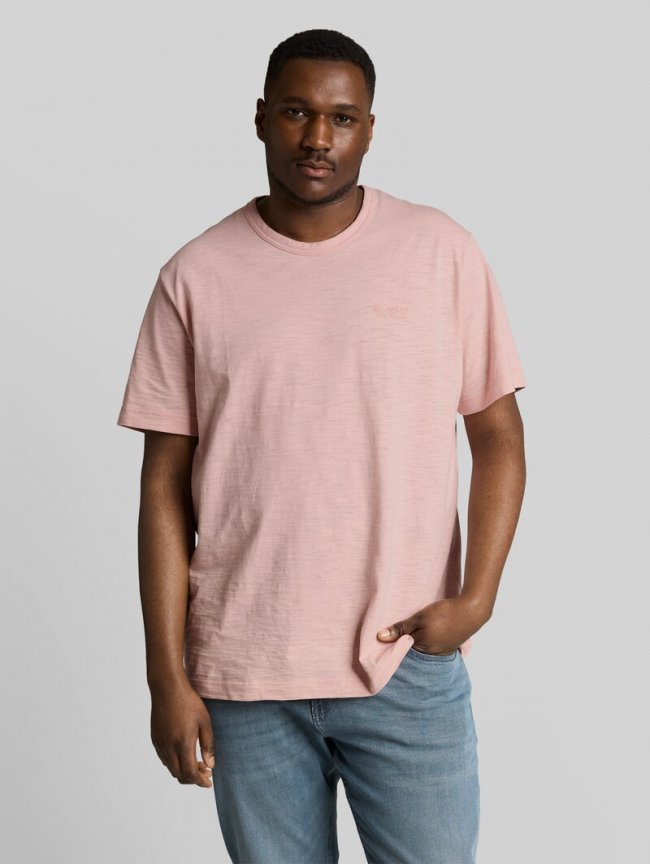 Tom Tailor Plus Size - T-Shirt in Melange-Optik - Twinkle Pink Tom Tailor Plus Size - T-Shirt in Melange-Optik - Twinkle Pink