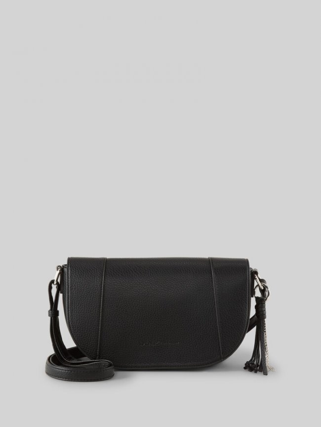 Tom Tailor TTPRIYA M Umhängetasche mit dekorativem Anhänger - Schwarz / Black Tom Tailor TTPRIYA M Umhängetasche mit dekorativem Anhänger - Schwarz / Black