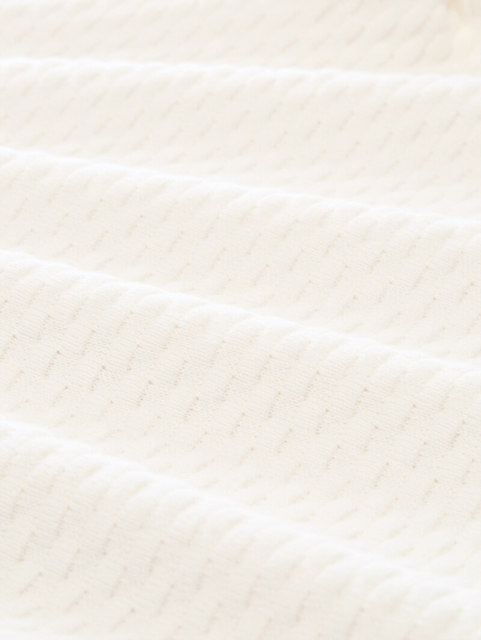 Tom Tailor Strickpullover mit Struktur - Whisper White Tom Tailor Strickpullover mit Struktur - Whisper White