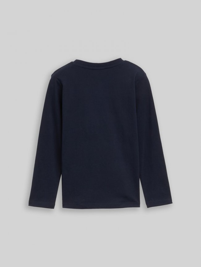 Tom Tailor Langarmshirt mit Fotoprint - Sky Captain Blue Tom Tailor Langarmshirt mit Fotoprint - Sky Captain Blue