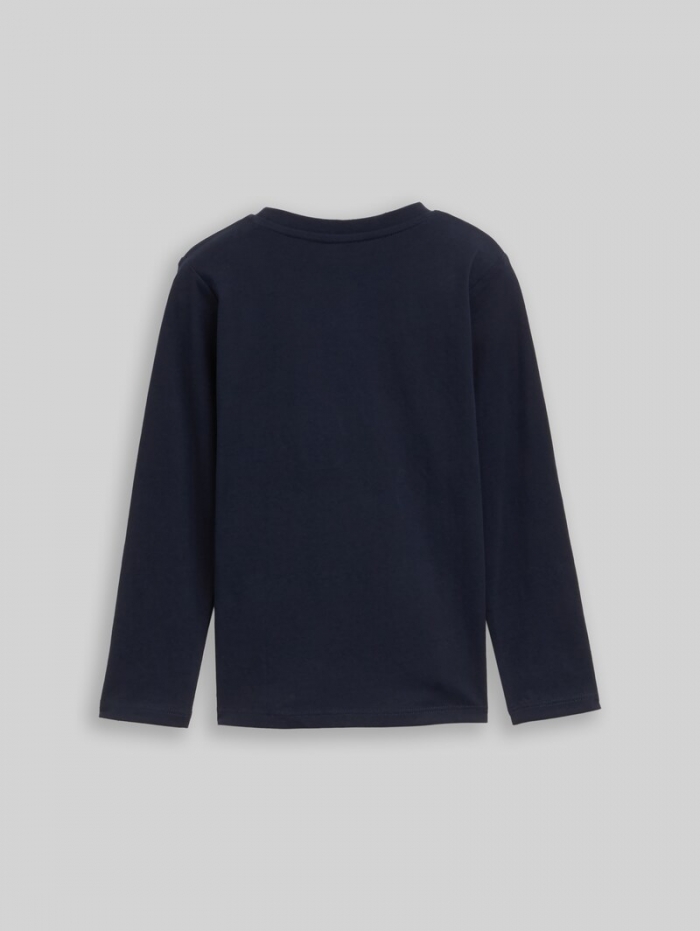 Tom Tailor Langarmshirt mit Fotoprint - Sky Captain Blue Tom Tailor Langarmshirt mit Fotoprint - Sky Captain Blue