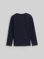 Tom Tailor Langarmshirt mit Fotoprint - Sky Captain Blue