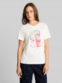Tom Tailor T-Shirt mit Print - Whisper White Tom Tailor T-Shirt mit Print - Whisper White