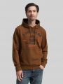 Tom Tailor Hoodie Sweatshirt mit Logo-Print - Dark Palm Tom Tailor Hoodie Sweatshirt mit Logo-Print - Dark Palm