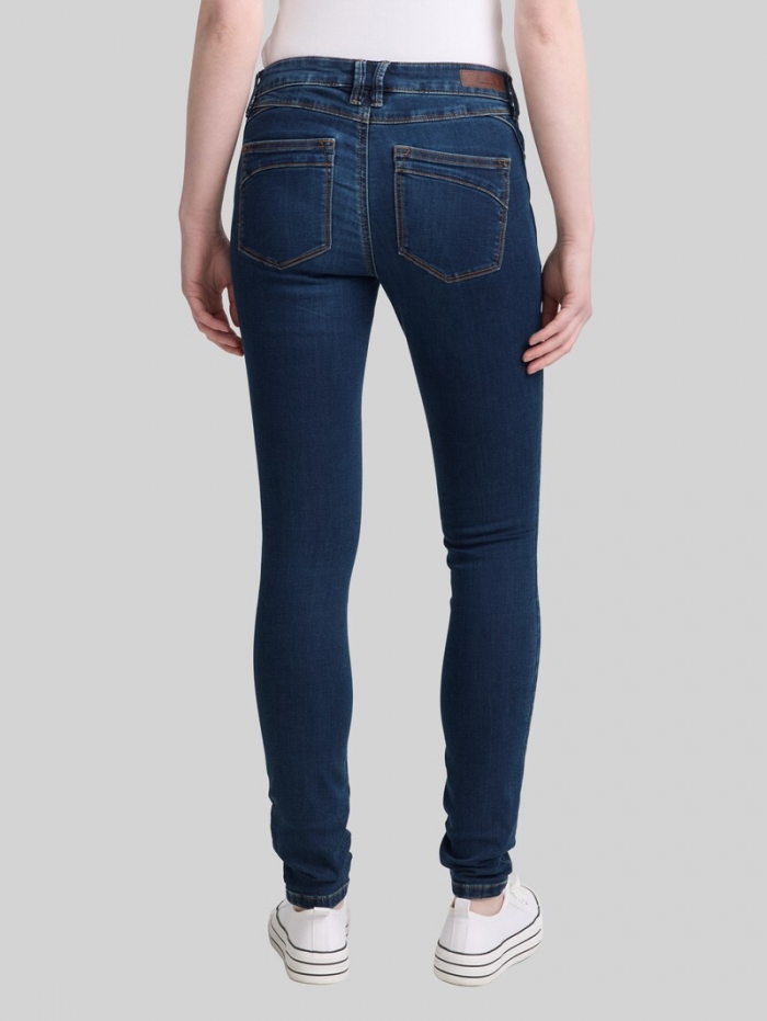 Tom Tailor TTJONA EXTRA SKINNY Jeans - Dark Stone Wash Denim Tom Tailor TTJONA EXTRA SKINNY Jeans - Dark Stone Wash Denim