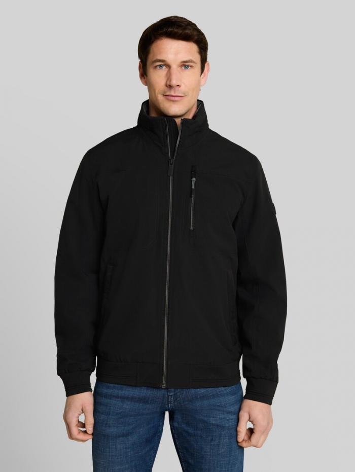 Tom Tailor Blouson Jacke mit verstaubarer Kapuze - Black Tom Tailor Blouson Jacke mit verstaubarer Kapuze - Black