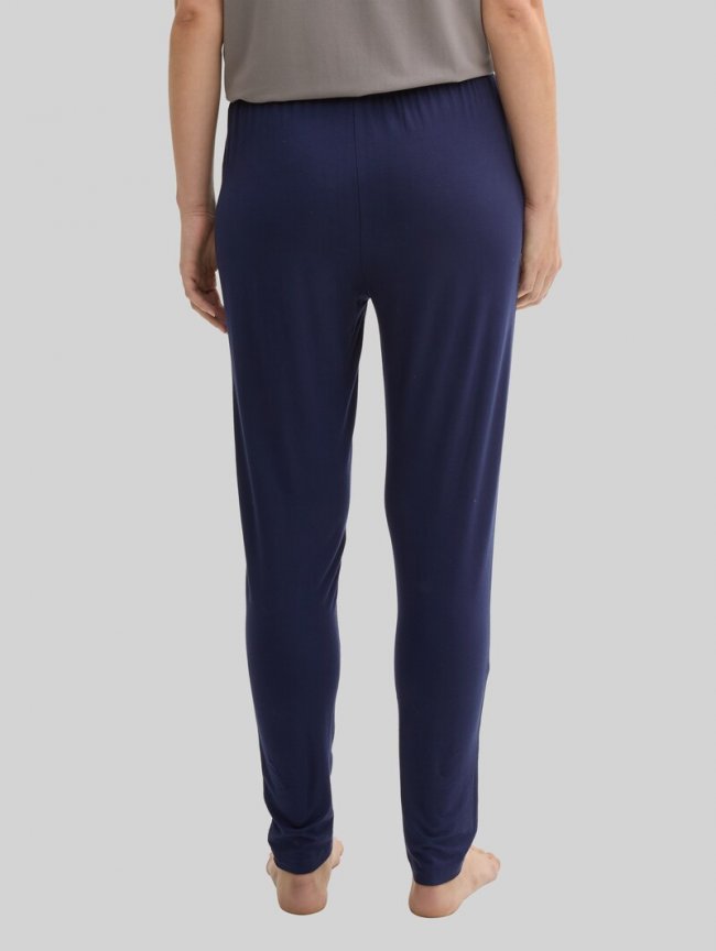 Tom Tailor Basic Pyjama-Hose - Blue-dark-solid Tom Tailor Basic Pyjama-Hose - Blue-dark-solid
