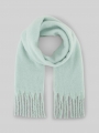 Tom Tailor Cosy Schal mit Fransen - Dusty Light Green Tom Tailor Cosy Schal mit Fransen - Dusty Light Green