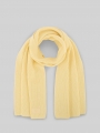 Tom Tailor Strickschal mit Badge - Soft Vanilla Yellow Tom Tailor Strickschal mit Badge - Soft Vanilla Yellow