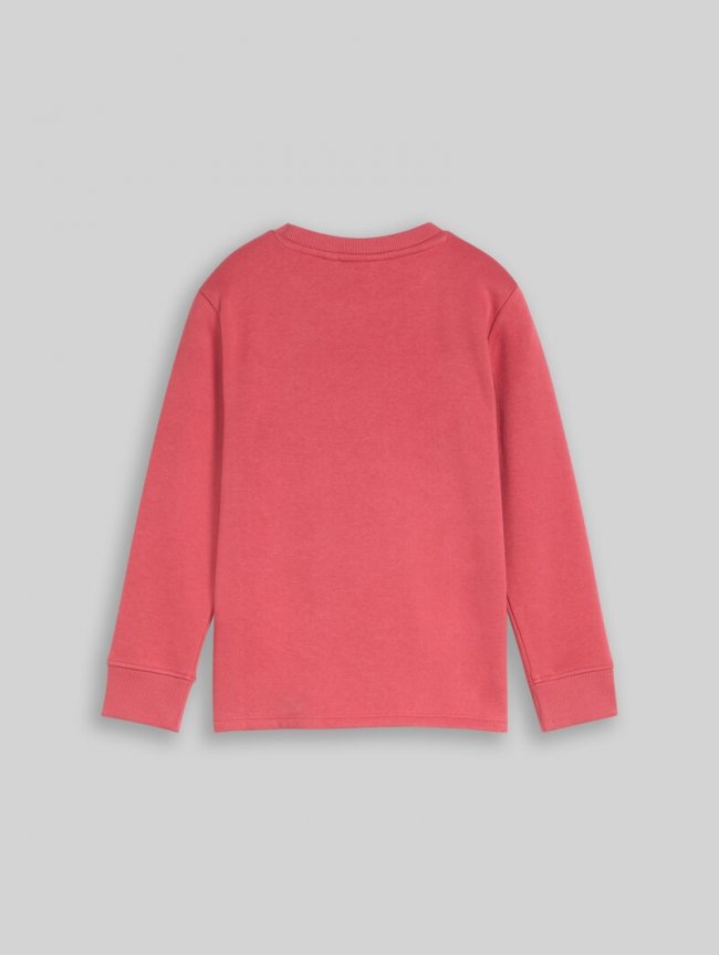 Tom Tailor Sweatshirt mit Print - Berry Red Tom Tailor Sweatshirt mit Print - Berry Red