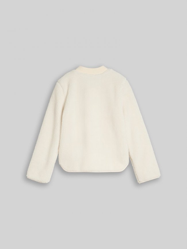 Tom Tailor Teddy Bomberjacke - Light Creme Teddy Tom Tailor Teddy Bomberjacke - Light Creme Teddy