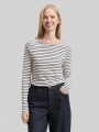 Tom Tailor Langarmshirt mit Streifenmuster - Offwhite Navy Tee Stripe Tom Tailor Langarmshirt mit Streifenmuster - Offwhite Navy Tee Stripe