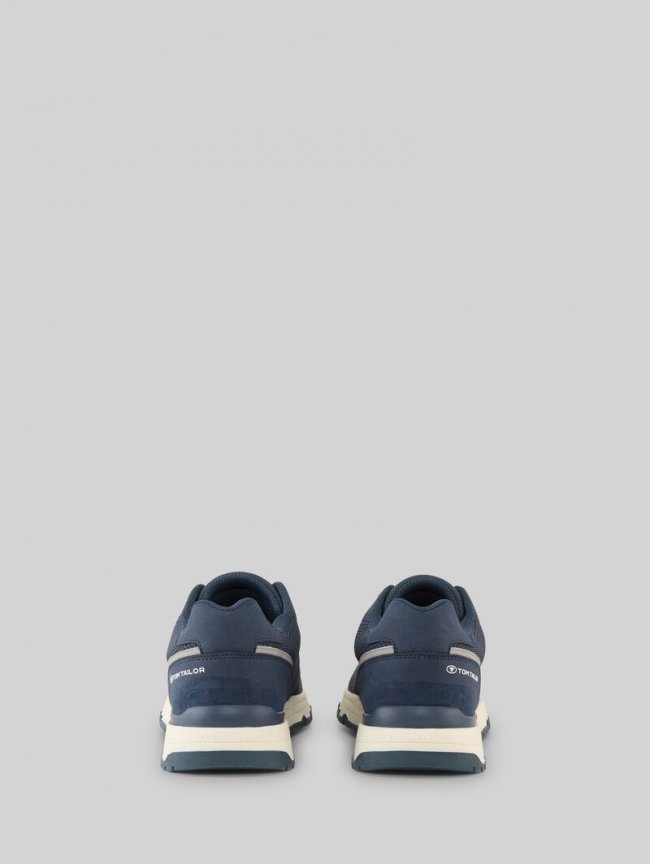 Tom Tailor Sneaker im Knitted-Look - Navy-ltgrey Tom Tailor Sneaker im Knitted-Look - Navy-ltgrey