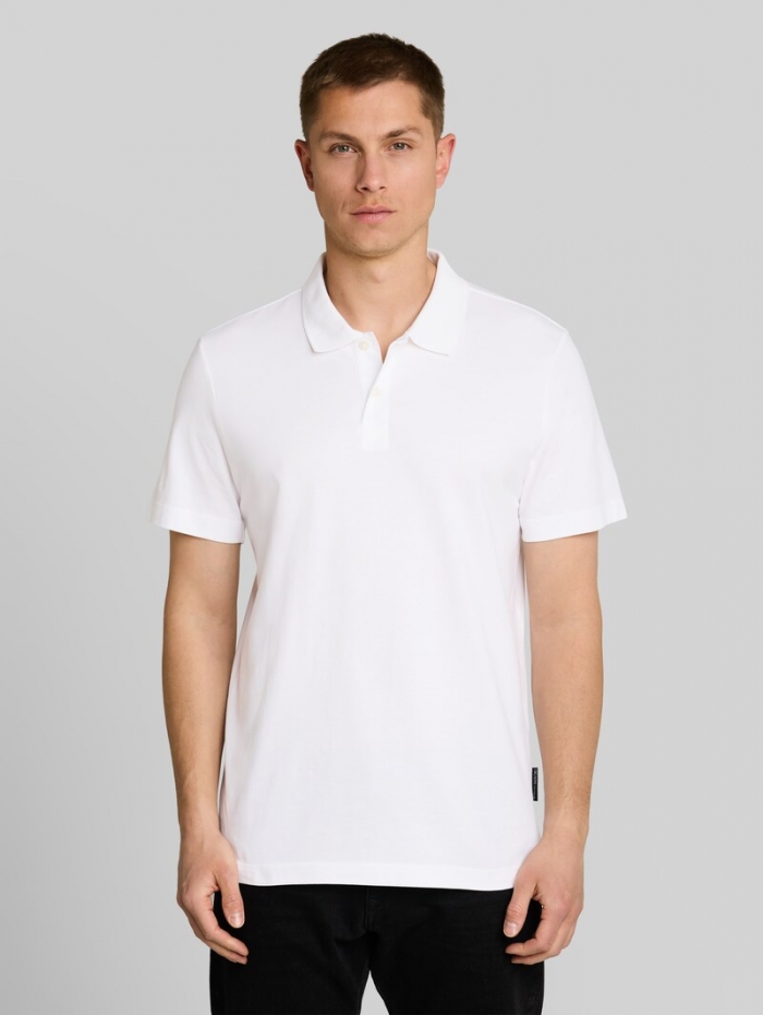 Tom Tailor Jersey Poloshirt aus Baumwolle - White Tom Tailor Jersey Poloshirt aus Baumwolle - White