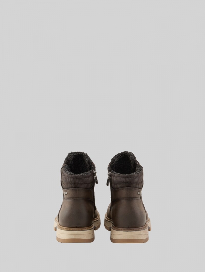 Tom Tailor Gefütterte Stiefel - Espresso