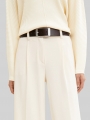 Tom Tailor TTAMY Ledergürtel mit eckiger Dornschließe - Brown Uni Tom Tailor TTAMY Ledergürtel mit eckiger Dornschließe - Brown Uni