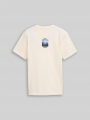 Tom Tailor T-Shirt mit Rückenprint - Wool White Tom Tailor T-Shirt mit Rückenprint - Wool White