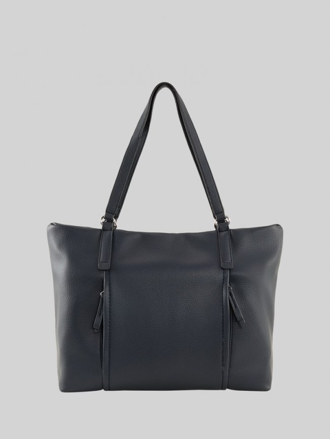 Tom Tailor TTBECA L Shopper mit Reißverschluss-Details - Dark Blue Tom Tailor TTBECA L Shopper mit Reißverschluss-Details - Dark Blue