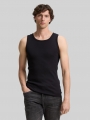 Tom Tailor Tanktops mit Rippstruktur im 2er-Pack - Black Uni