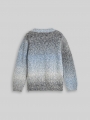 Tom Tailor Strickpullover mit Farbverlauf - Blue Gradient Knit Design Tom Tailor Strickpullover mit Farbverlauf - Blue Gradient Knit Design