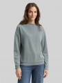 Tom Tailor Loose Fit Sweatshirt mit Stehkragen - Black Moss Wave Structure Tom Tailor Loose Fit Sweatshirt mit Stehkragen - Black Moss Wave Structure