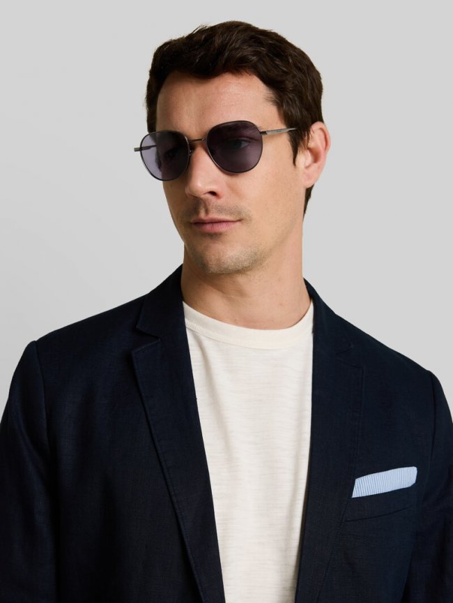 Tom Tailor Panto Sonnenbrille UV400 - Grey / Gun Tom Tailor Panto Sonnenbrille UV400 - Grey / Gun