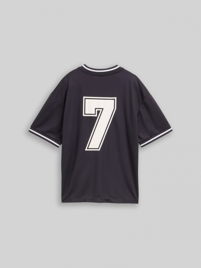 Tom Tailor Oversize T-Shirt mit Rückenprint - Coal Grey Tom Tailor Oversize T-Shirt mit Rückenprint - Coal Grey