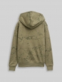 Tom Tailor Oversize Hoodie Sweatshirt mit Allover-Print - Khaki Natural Lines Tom Tailor Oversize Hoodie Sweatshirt mit Allover-Print - Khaki Natural Lines