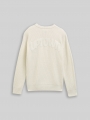 Tom Tailor Strickpullover mit Rückenprint - Greyish White Tom Tailor Strickpullover mit Rückenprint - Greyish White