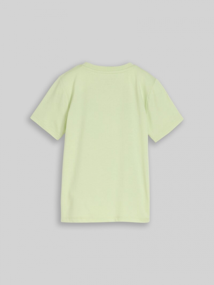 Tom Tailor T-Shirt mit Wendepailletten - Frozen Lime Green Tom Tailor T-Shirt mit Wendepailletten - Frozen Lime Green