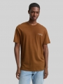 Tom Tailor Relaxed Fit T-Shirt mit Print - Golden Clay