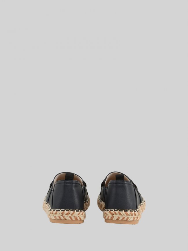 Tom Tailor Flache Espadrilles mit Kontrastnähten - Navy Tom Tailor Flache Espadrilles mit Kontrastnähten - Navy
