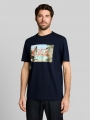 Tom Tailor T-Shirt mit Fotoprint - Sky Captain Blue