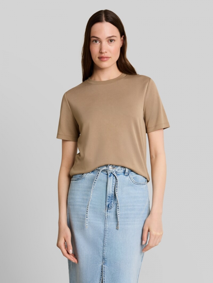 Tom Tailor Loose Fit T-Shirt - Mink Beige Tom Tailor Loose Fit T-Shirt - Mink Beige