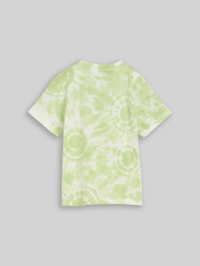 Tom Tailor Oversize Tie-Dye T-Shirt - Light Green White Tie Dye Tom Tailor Oversize Tie-Dye T-Shirt - Light Green White Tie Dye