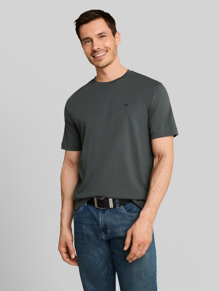 Tom Tailor Basic T-Shirts im 3er-Pack - Darkest Olive Tom Tailor Basic T-Shirts im 3er-Pack - Darkest Olive