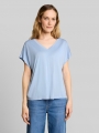 Tom Tailor T-Shirt mit V-Ausschnitt - Kentucky Blue Tom Tailor T-Shirt mit V-Ausschnitt - Kentucky Blue