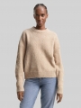 Tom Tailor Oversize Strickpullover - Cosy Beige Melange Tom Tailor Oversize Strickpullover - Cosy Beige Melange