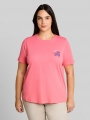 Tom Tailor Plus Size - T-Shirt mit Print - Soft Fuchsia Pink Tom Tailor Plus Size - T-Shirt mit Print - Soft Fuchsia Pink