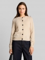 Tom Tailor Cardigan mit Rundhalsausschnitt - Sand Stone Beige