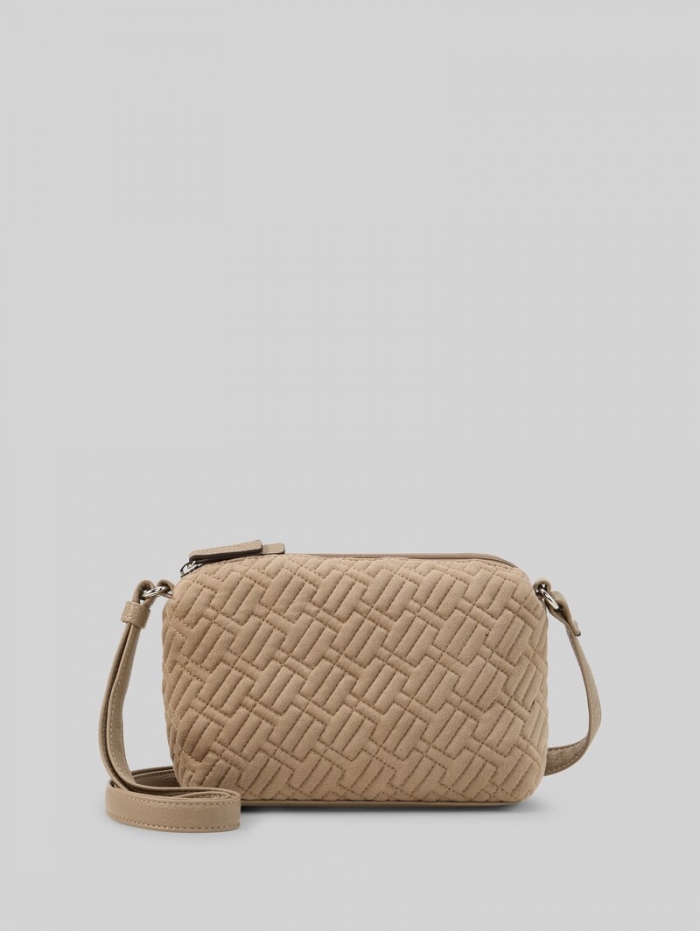 Tom Tailor TTXANTHIA Umhängetasche mit Logo-Prägung - Taupe / Taupe Tom Tailor TTXANTHIA Umhängetasche mit Logo-Prägung - Taupe / Taupe