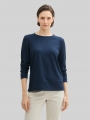 Tom Tailor Jacquard Sweatshirt - Sky Captain Blue Tom Tailor Jacquard Sweatshirt - Sky Captain Blue