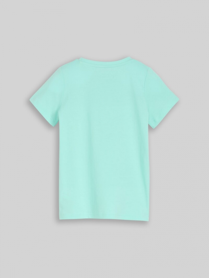 Tom Tailor T-Shirt mit Foto-Print - Light Mint Tom Tailor T-Shirt mit Foto-Print - Light Mint