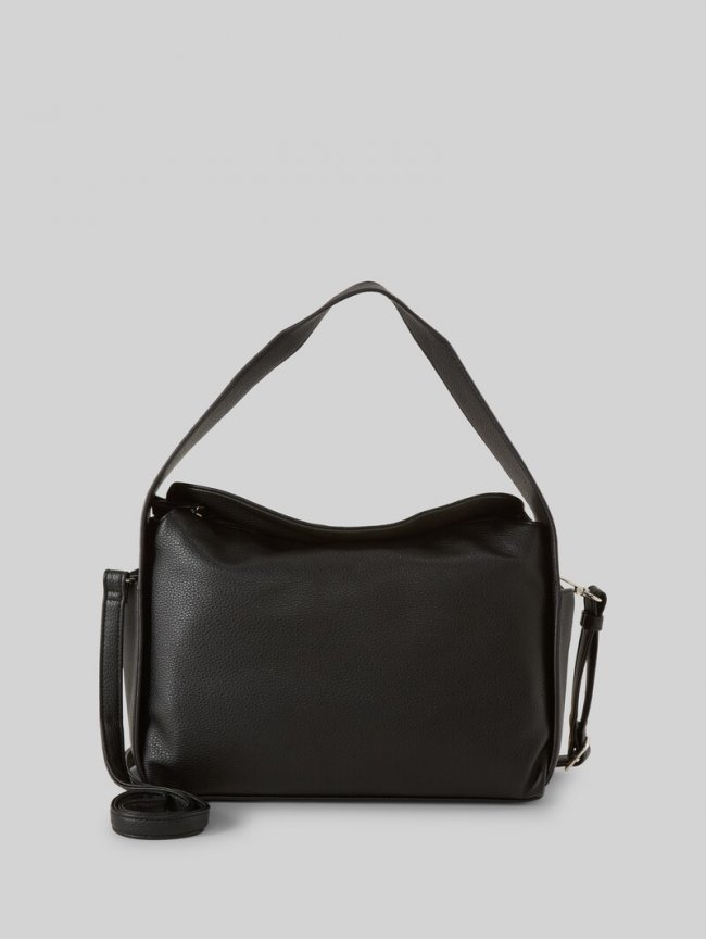 Tom Tailor TTROWAN L Beuteltasche mit kontrastfarbenen Kanten - Schwarz / Black Tom Tailor TTROWAN L Beuteltasche mit kontrastfarbenen Kanten - Schwarz / Black
