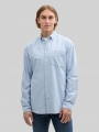 Tom Tailor Regular Fit Hemd mit Brusttasche - Light Blue Chambray Tom Tailor Regular Fit Hemd mit Brusttasche - Light Blue Chambray