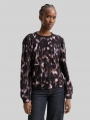 Tom Tailor Sweatshirt mit Muster - Black Brown Abstract Print Tom Tailor Sweatshirt mit Muster - Black Brown Abstract Print