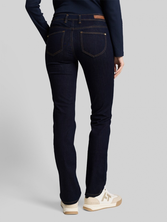 Tom Tailor TTALEXA STRAIGHT Jeans - Rinsed Blue Denim Tom Tailor TTALEXA STRAIGHT Jeans - Rinsed Blue Denim