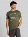 Tom Tailor T-Shirt mit Print - Urban Olive Green Tom Tailor T-Shirt mit Print - Urban Olive Green