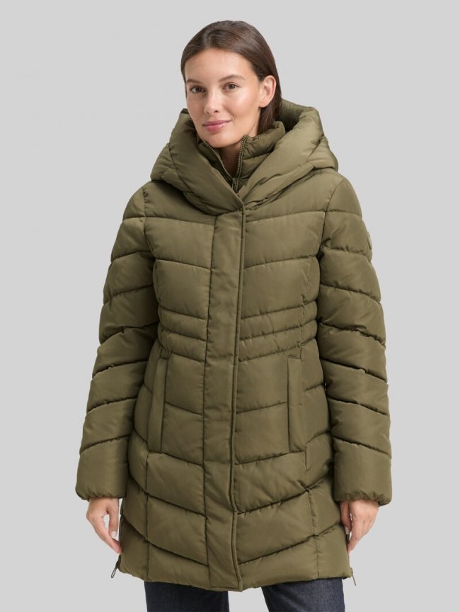 Tom Tailor Puffer-Mantel im 2-in-1-Look - Jungle Soil Green Tom Tailor Puffer-Mantel im 2-in-1-Look - Jungle Soil Green