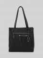 Tom Tailor TTWINONA M Shopper mit Reißverschluss-Details - Schwarz / Black Tom Tailor TTWINONA M Shopper mit Reißverschluss-Details - Schwarz / Black